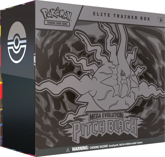 Pokémon TCG: Mega Evolution - Pitch Black - Elite Trainer Box - Inglés - Cherisaur Store