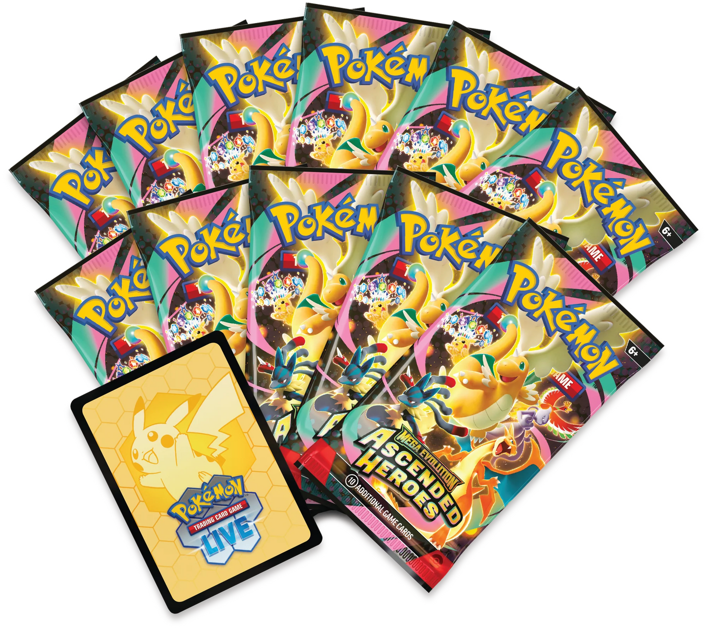 Pokémon TCG: Mega Evolution—Ascended Heroes Premium Poster Collection—Mega Lucario - Mega Gardevoir (aleatorio) - Español - Cherisaur Store