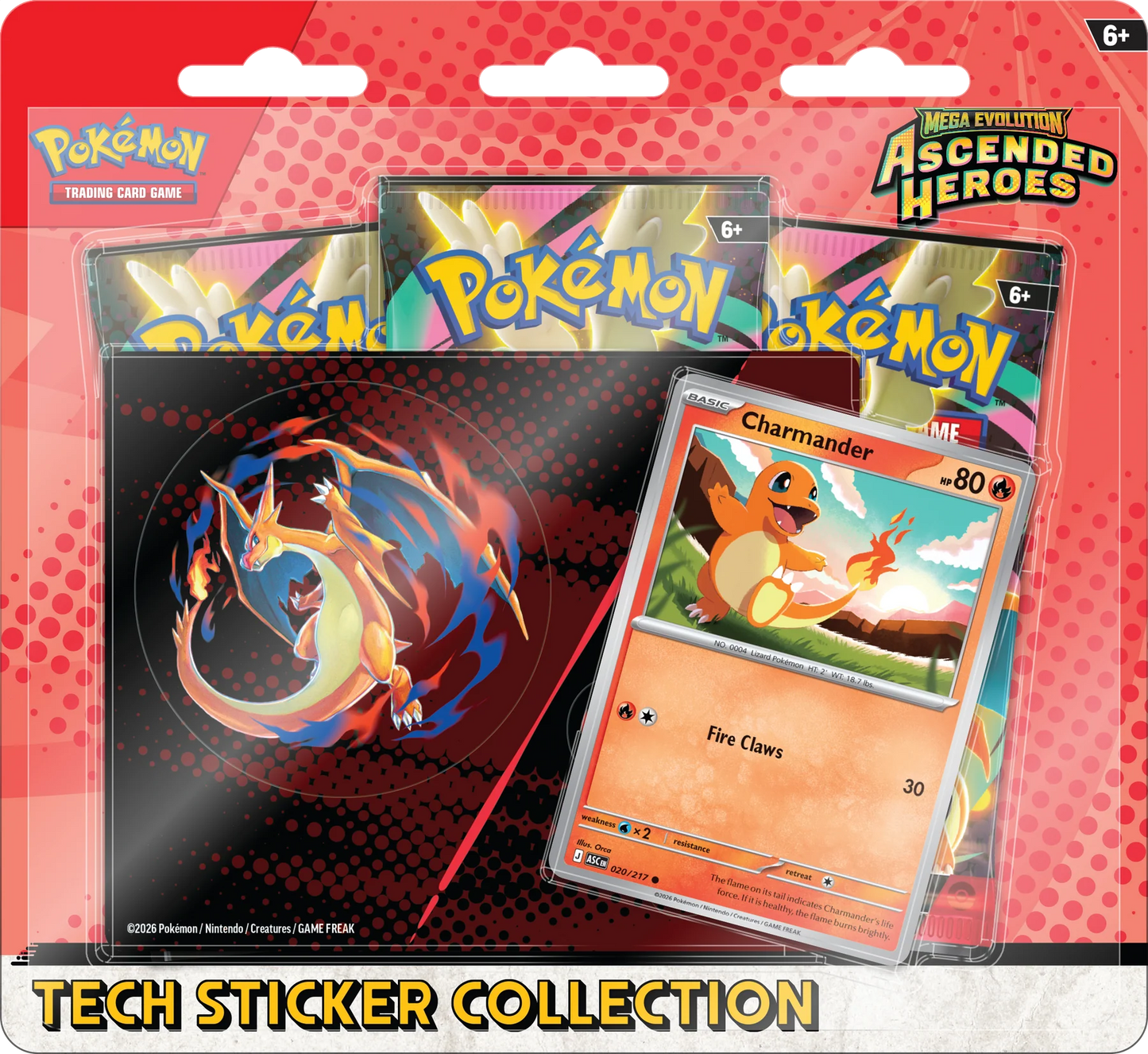 Pokémon TCG: Mega Evolution - Ascended Heroes - Sticker Collection - Inglés - Cherisaur Store