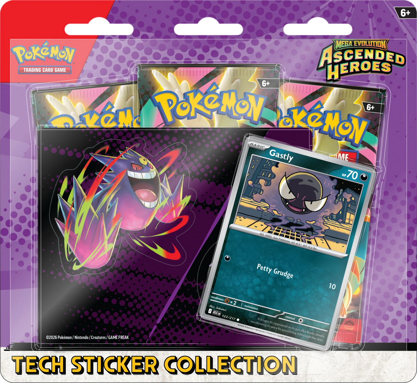 Pokémon TCG: Mega Evolution - Ascended Heroes - Sticker Collection - Inglés - Cherisaur Store