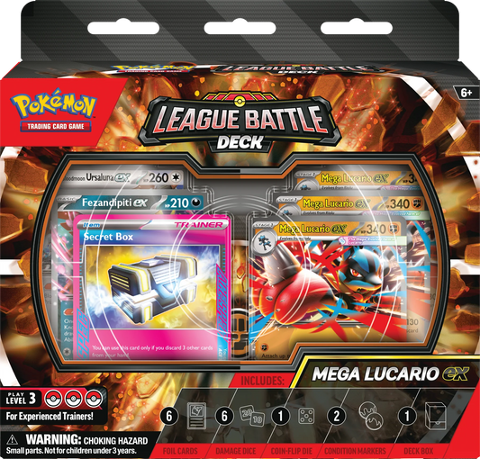 Pokémon TCG: Mega Evolution - League Battle Deck - Mega Lucario EX - Ingles - Cherisaur Store