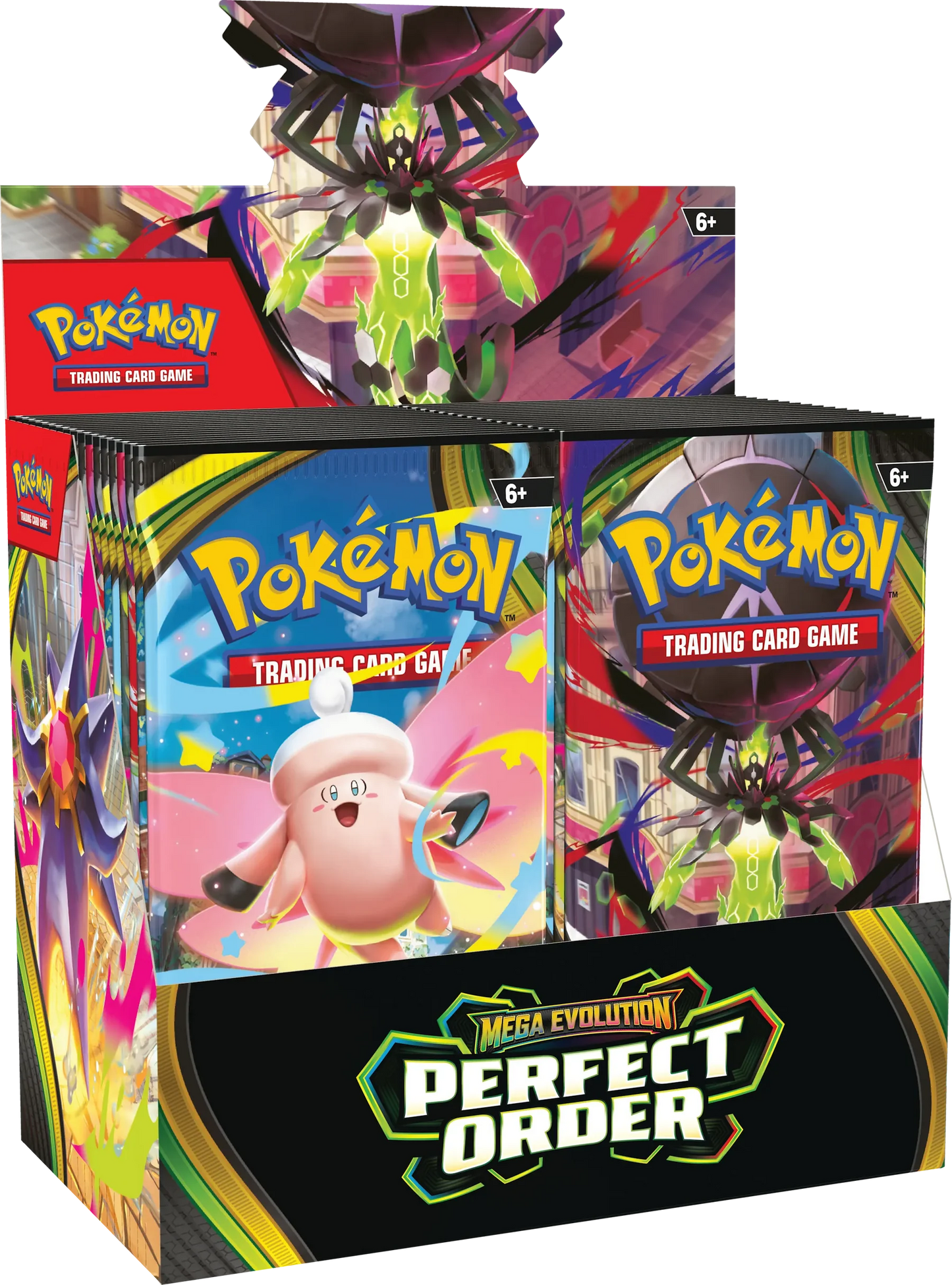 Pokémon TCG: Mega Evolution - Perfect Order - Booster Box - Ingles - Cherisaur Store