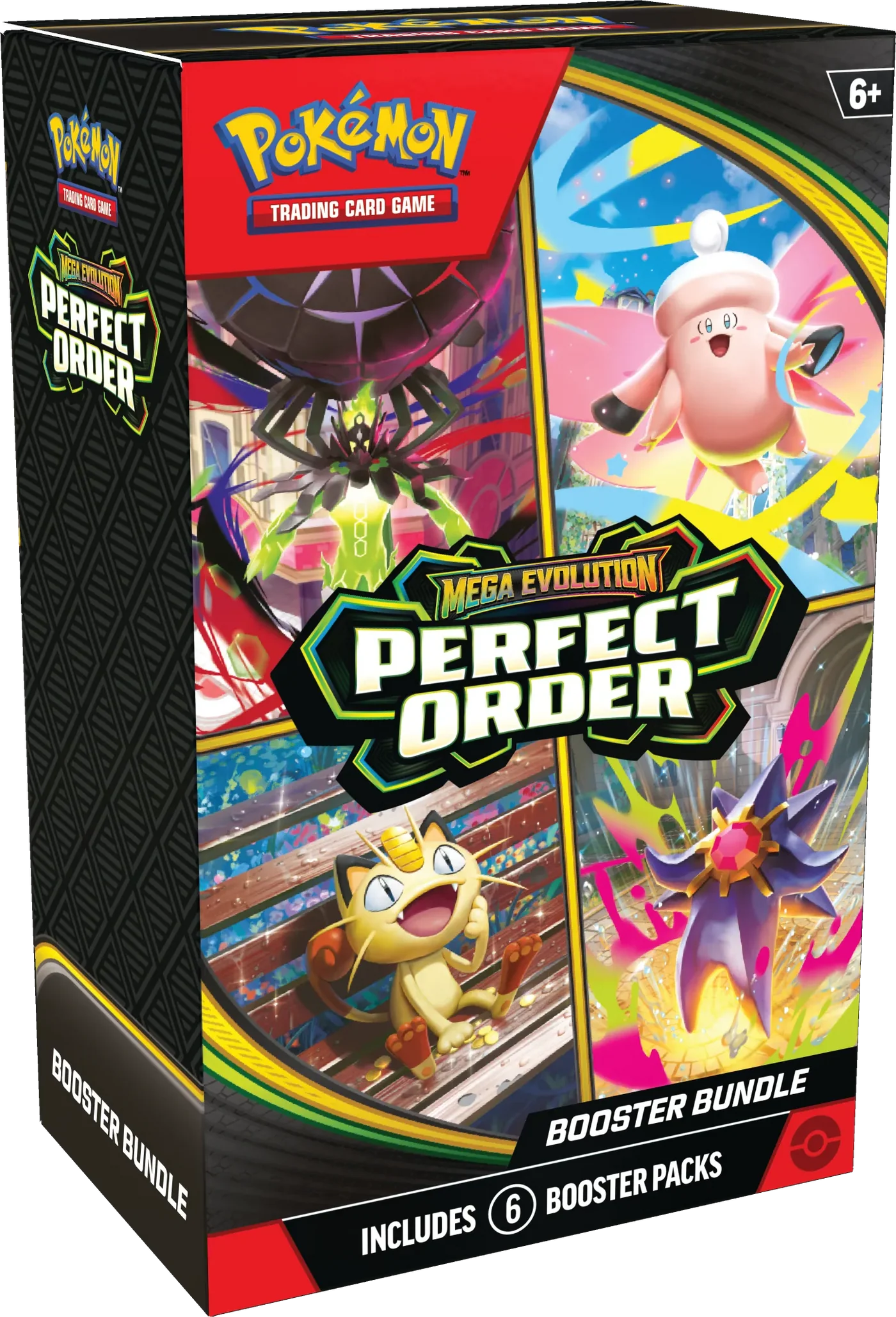 Pokémon TCG: Mega Evolution - Perfect Order - Bundle- Ingles - Cherisaur Store