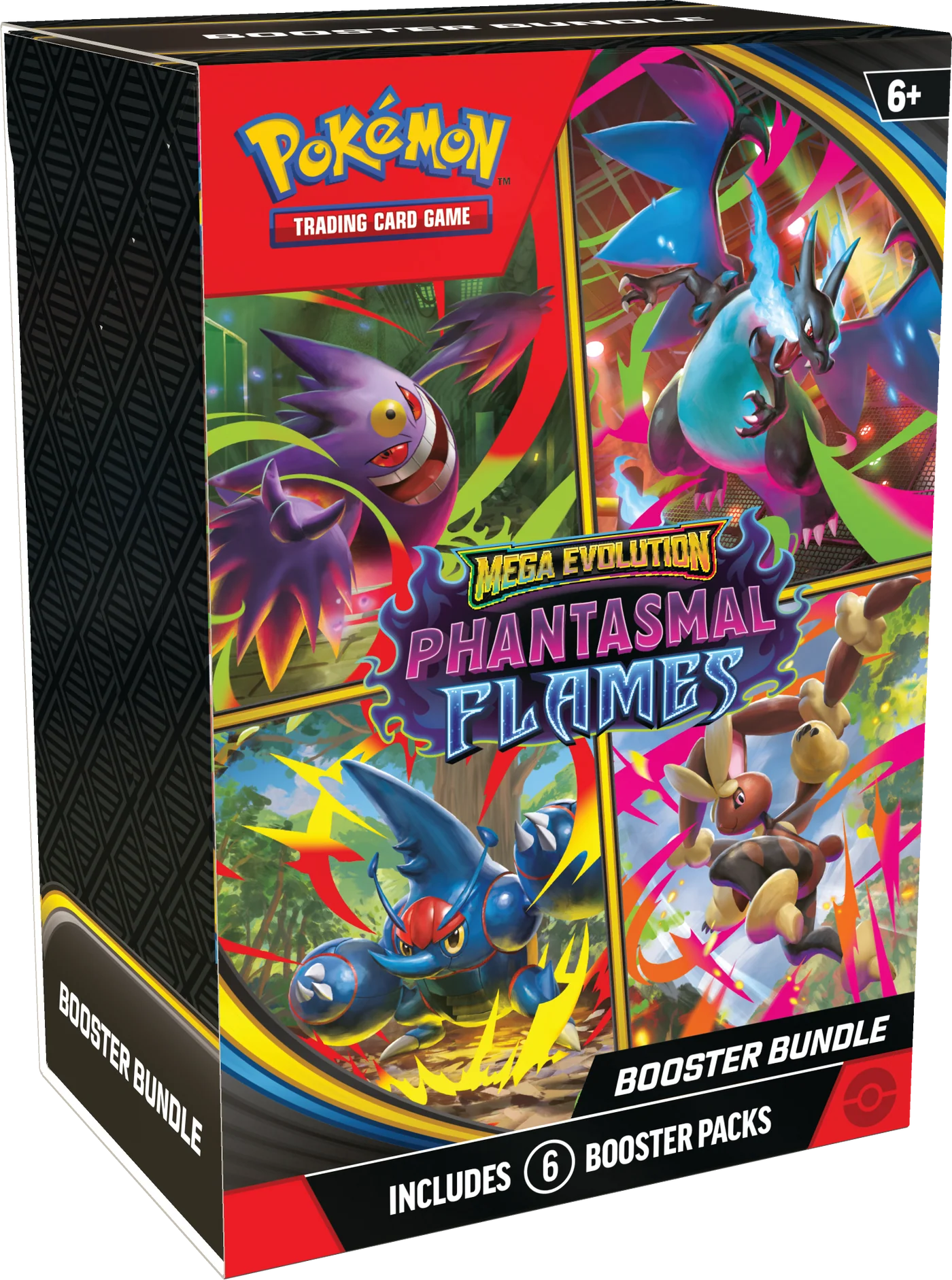 Pokémon TCG: Mega Evolution - Phantasmal Flames - Bundle- Ingles - Cherisaur Store