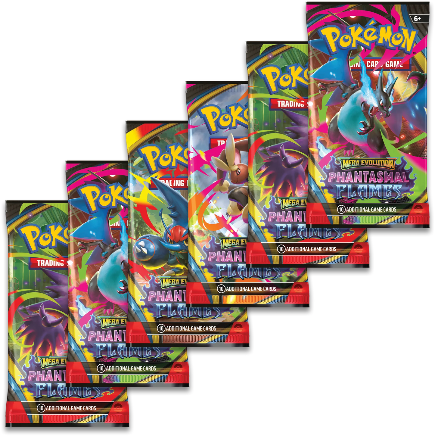 Pokémon TCG: Mega Evolution - Phantasmal Flames - Bundle- Ingles - Cherisaur Store