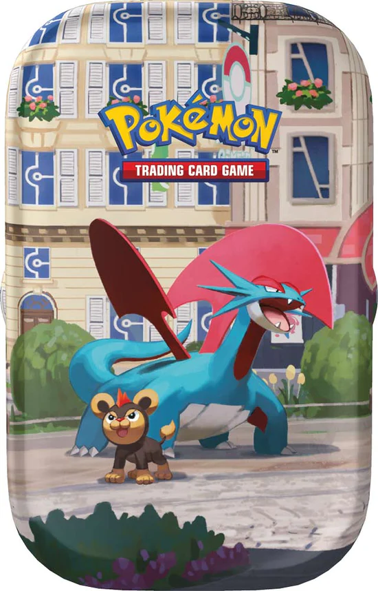 Pokémon JCC: Mega Evolucion - Lumiose City Mini Tin Individual (Modelo Aleatorio) - Español - Cherisaur Store
