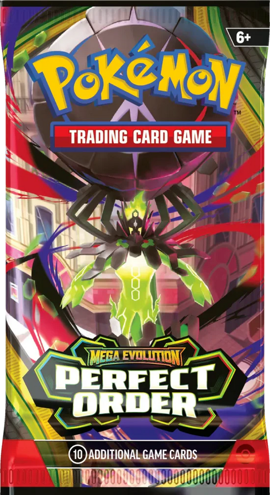 Pokémon TCG: Mega Evolution - Perfect Order - Booster Pack Individual - Ingles - Cherisaur Store