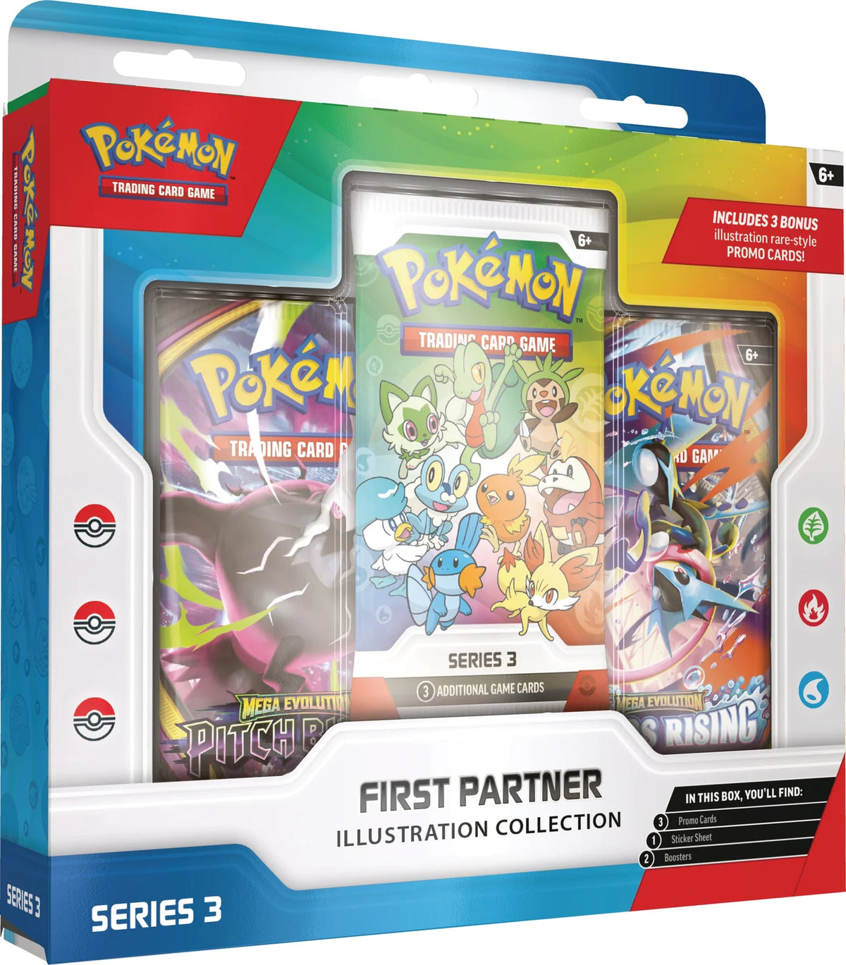Pokémon TCG First Partner Illustration Collection - Series 3 - 30th Anniversary - Ingles - Cherisaur Store