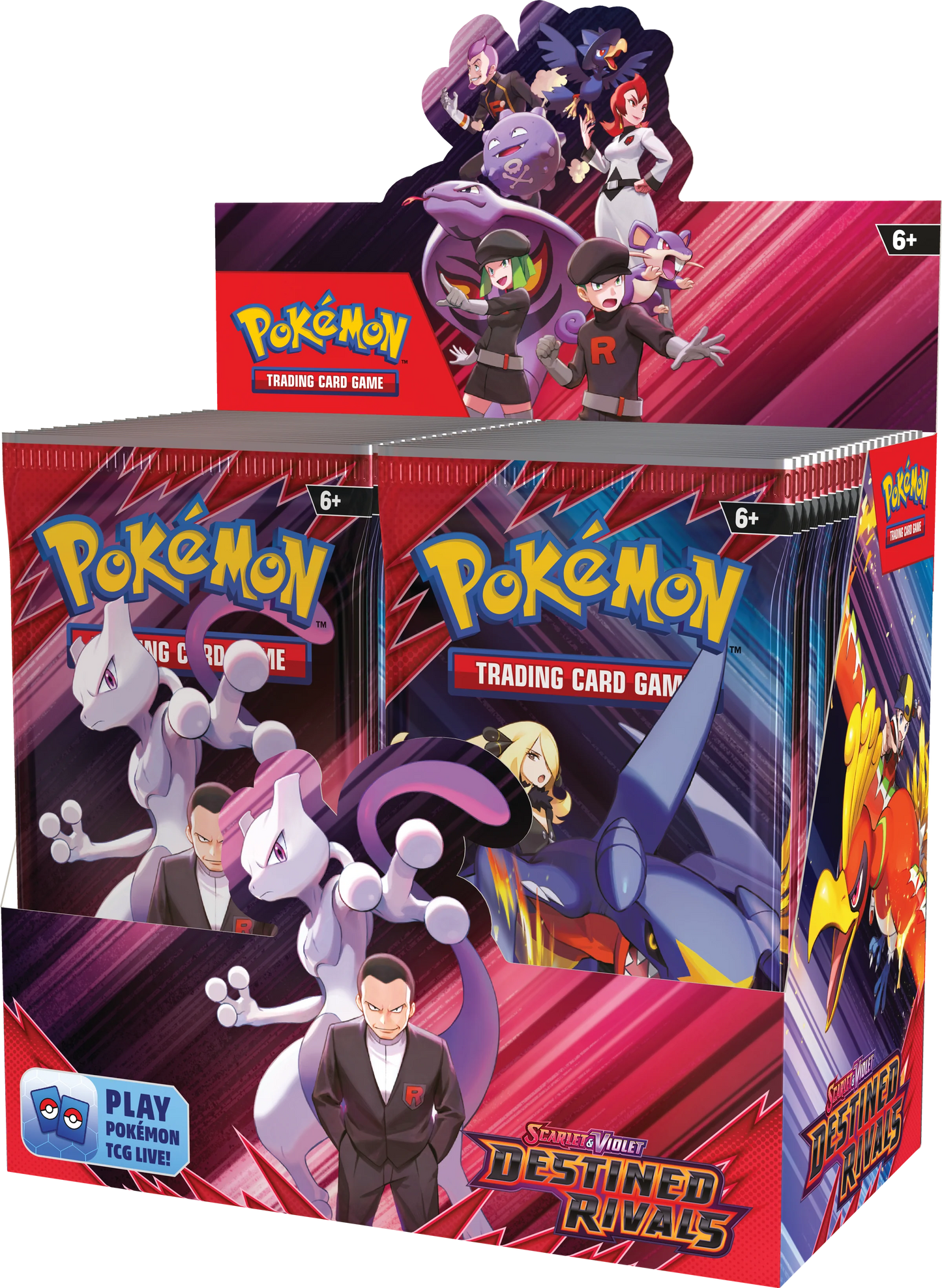 Pokémon JCC:  Escarlata y Púrpura - Rivales Predestinados  - Booster Box - Español - Cherisaur Store