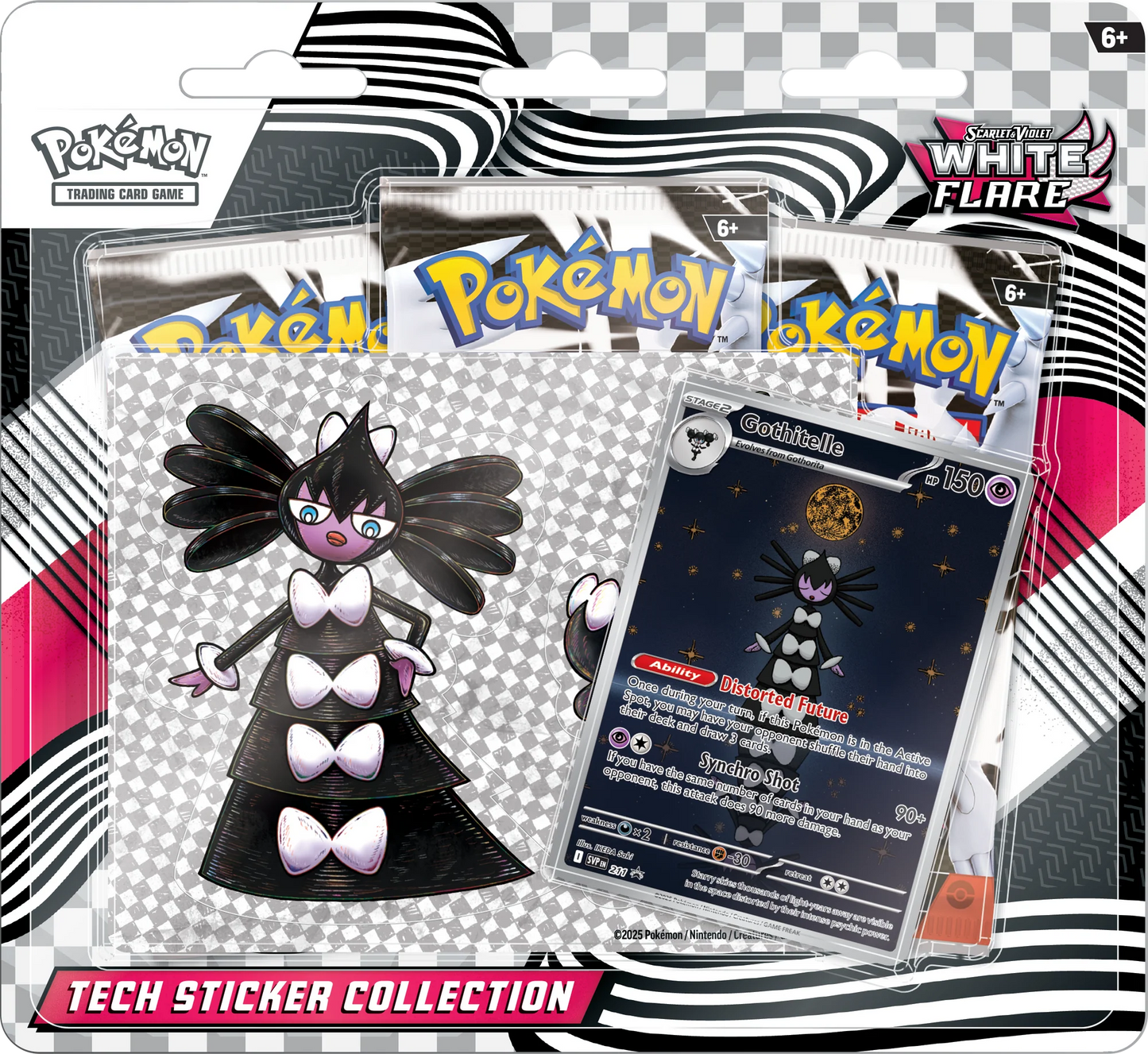 Pokémon TCG: Scarlet & Violet - Black Bolt & White Flare - Tech Sticker Collection Gothitelle - Inglés - Cherisaur Store