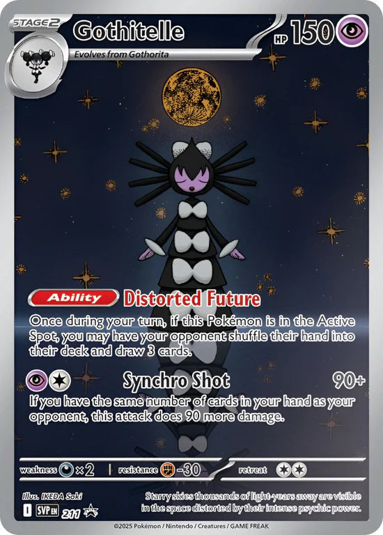 Pokémon TCG: Scarlet & Violet - Black Bolt & White Flare - Tech Sticker Collection Gothitelle - Inglés - Cherisaur Store