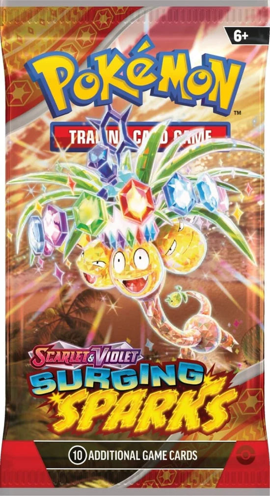 Pokémon TCG: Scarlet & Violet - Surging Sparks - Booster Pack Individual - Inglés - Cherisaur Store