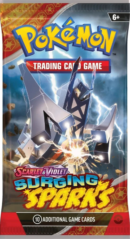 Pokémon TCG: Scarlet & Violet - Surging Sparks - Booster Pack Individual - Inglés - Cherisaur Store