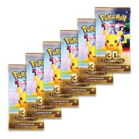 Pokémon TCG: 30th Celebration - 36 Booster Pack - Ingles - Cherisaur Store