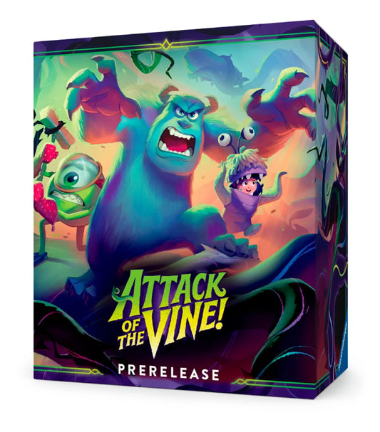 Ravensburger: Lorcana - Attack Of The Vine - Prerelease Box (6 sobres + Carta Promo) - Ingles - Cherisaur Store