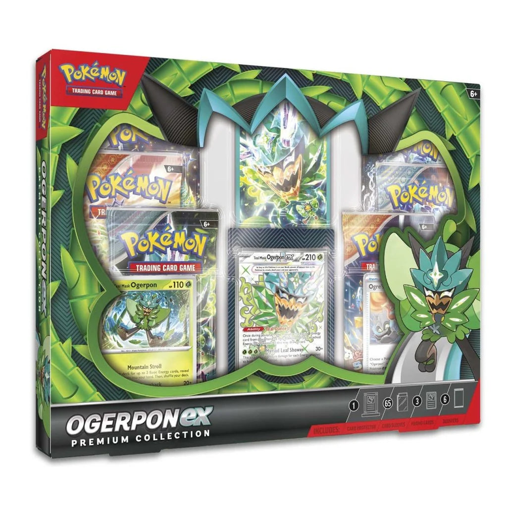Pokémon TCG: Scarlet & Violet - Ogerpon EX Premium Collection - Ingles - Cherisaur Store