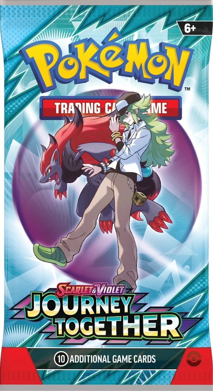 Pokémon TCG: Scarlet & Violet - Journey Together - Booster Pack Individual - Inglés - Cherisaur Store