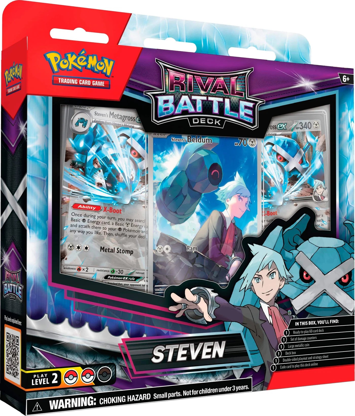 Pokémon TCG: Scarlet & Violet - Rivals Battle Deck - Steven - Ingles - Cherisaur Store