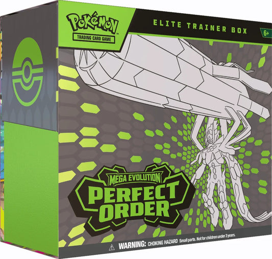 Pokémon TCG: Mega Evolution - Perfect Order - Elite Trainer Box - Inglés - Cherisaur Store