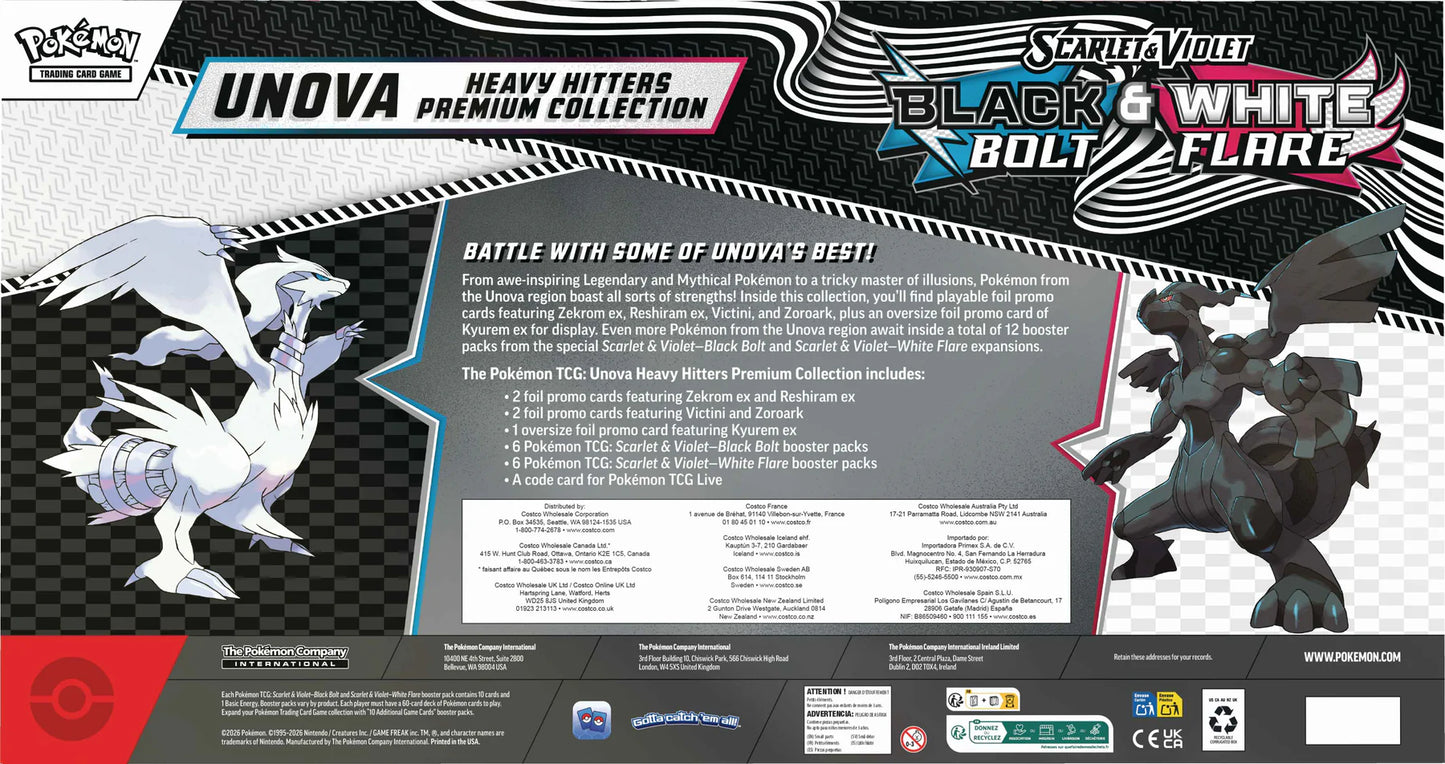 Pokémon TCG: Scarlet & Violet - Unova Heavy Hitters Premium Collection - Ingles - Cherisaur Store
