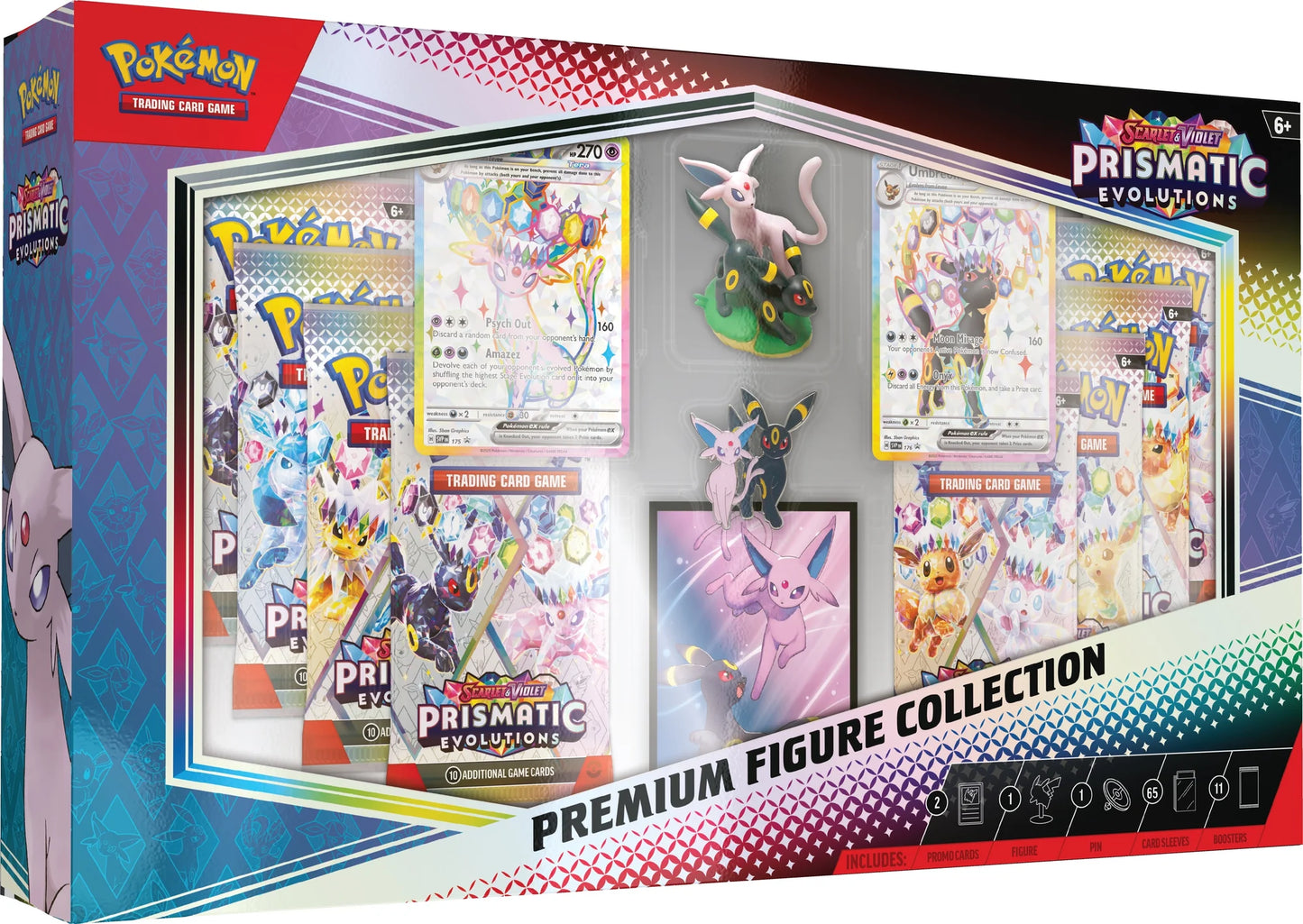 Pokémon TCG: Scarlet & Violet - Prismatic Evolutions Premium Figure Collection - Ingles - Cherisaur Store