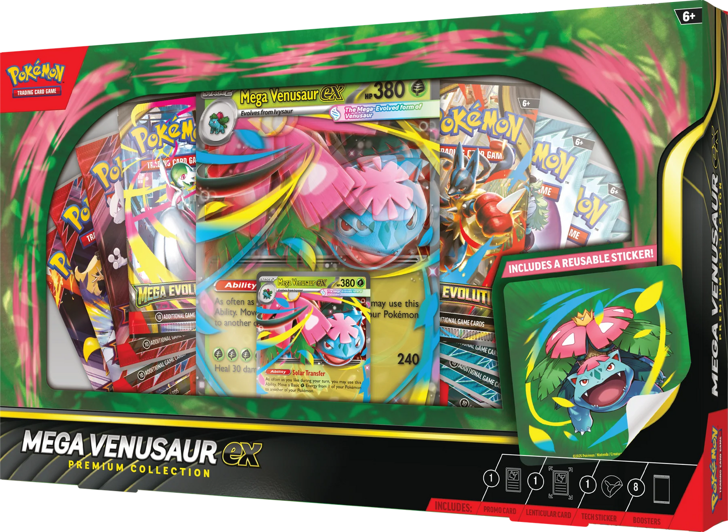 Pokémon TCG: Mega Venusaur EX - Premium Collection - Inglés - Cherisaur Store