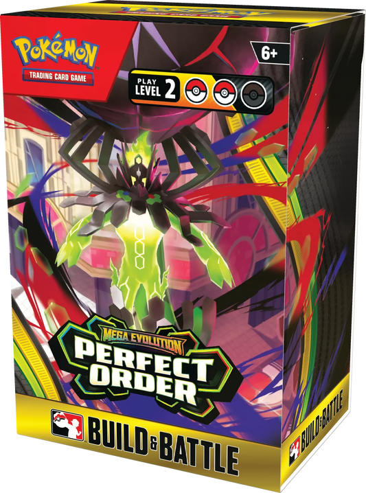 Pokémon TCG: Mega Evolution - Perfect Order - Build & Battle - Ingles - Cherisaur Store