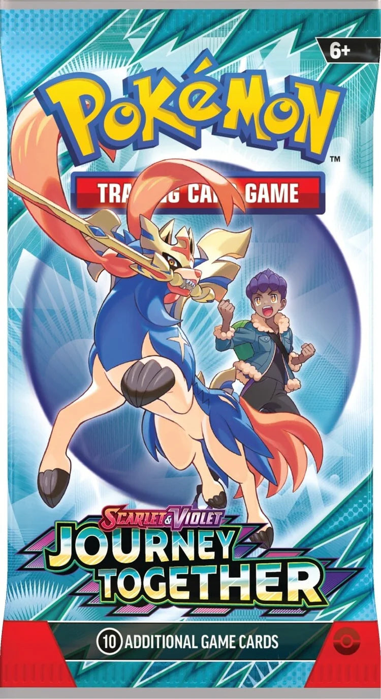 Pokémon TCG: Scarlet & Violet - Journey Together - Booster Pack Individual - Inglés - Cherisaur Store