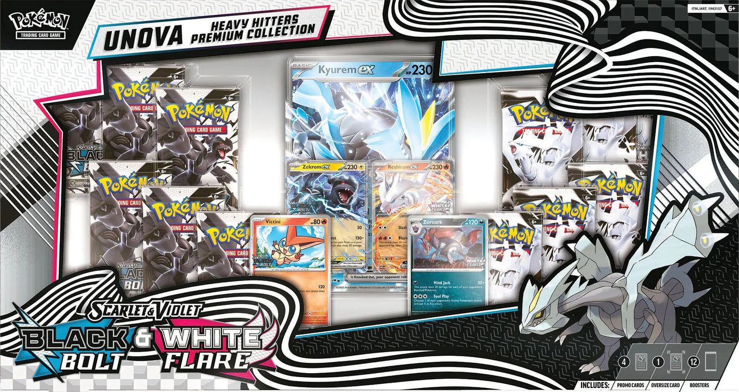 Pokémon TCG: Scarlet & Violet - Unova Heavy Hitters Premium Collection - Ingles - Cherisaur Store
