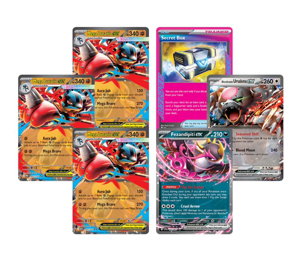 Pokémon TCG: Mega Evolution - League Battle Deck - Mega Lucario EX - Ingles - Cherisaur Store