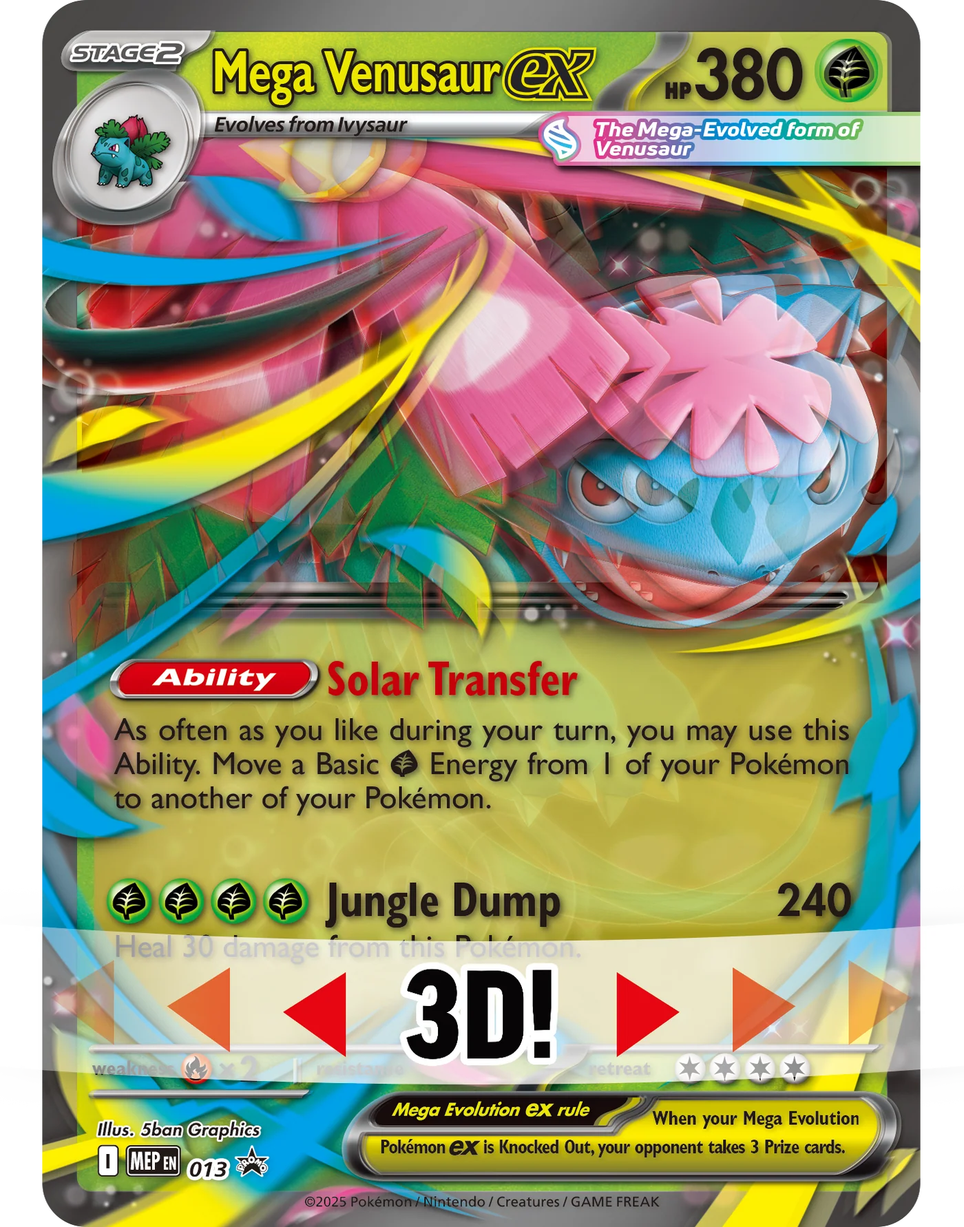 Pokémon TCG: Mega Venusaur EX - Premium Collection - Inglés - Cherisaur Store