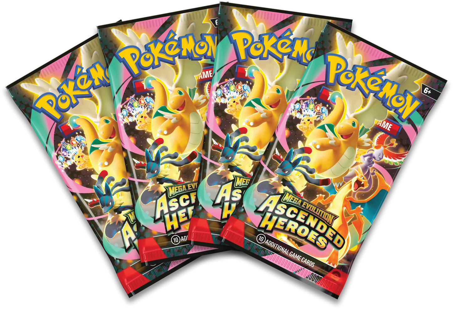 Pokémon TCG: Mega Evolution—Ascended Heroes (modelo al azar) Mega Meganium ex Box - Mega Emboar ex Box - Mega Feraligatr ex Box - Ingles - Cherisaur Store