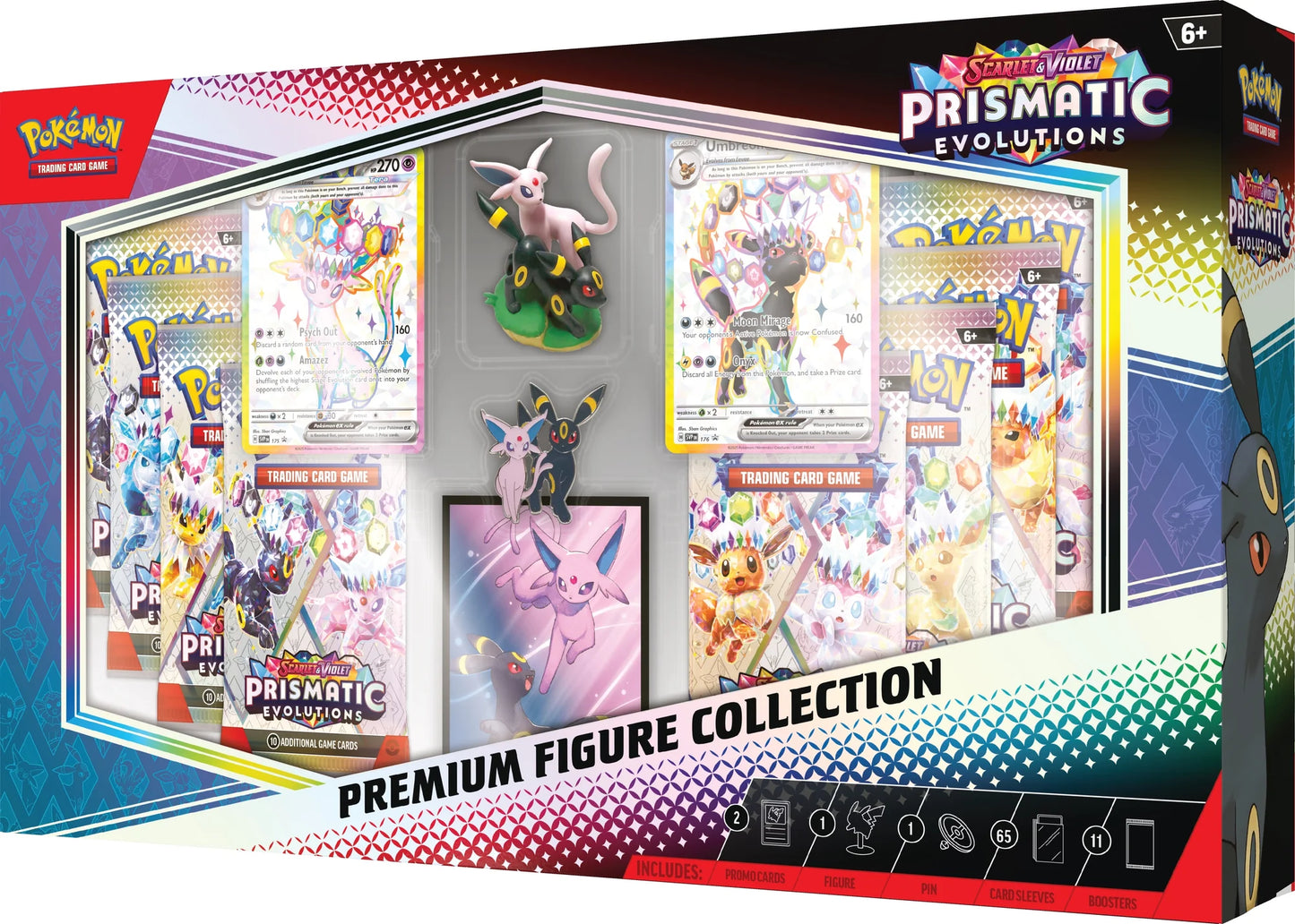 Pokémon TCG: Scarlet & Violet - Prismatic Evolutions Premium Figure Collection - Ingles - Cherisaur Store