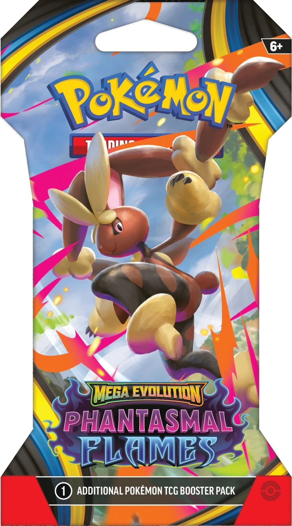 Pokémon TCG: Mega Evoluction - Phantasmal Flames - Sleeved Booster Pack - Ingles - Cherisaur Store