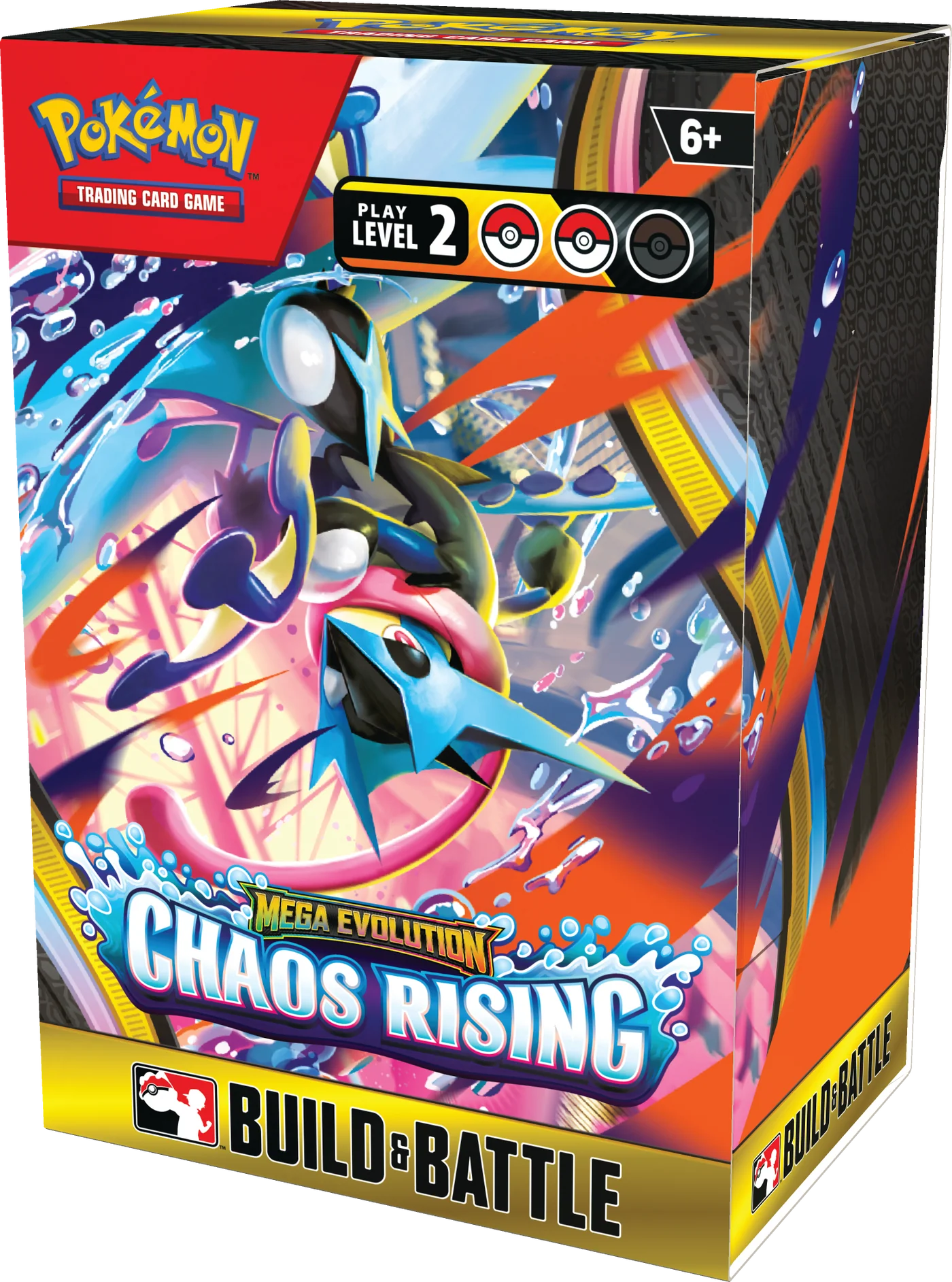 Pokémon TCG: Mega Evolution - Chaos Rising - Build & Battle - Ingles - Cherisaur Store