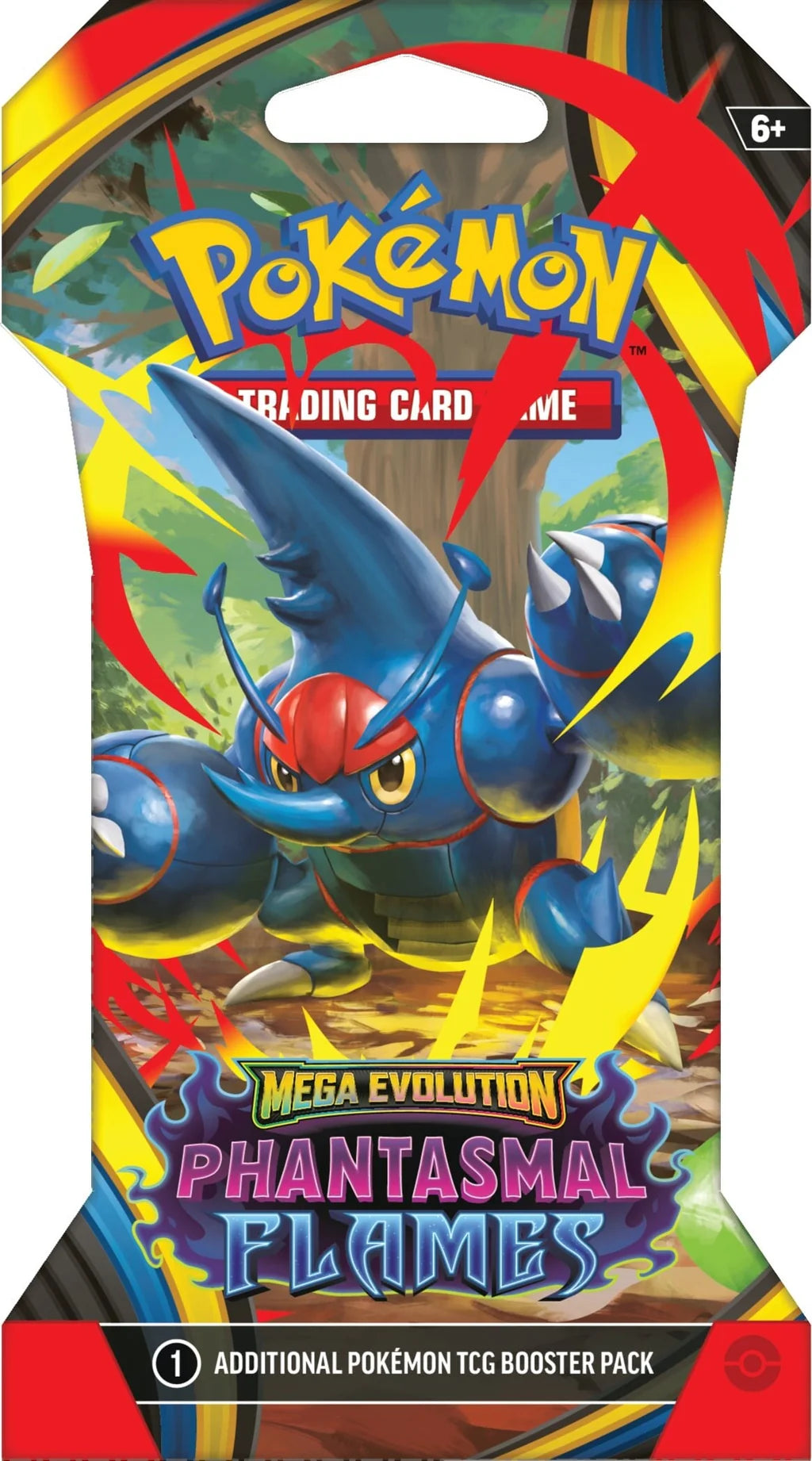 Pokémon TCG: Mega Evoluction - Phantasmal Flames - Sleeved Booster Pack - Ingles - Cherisaur Store