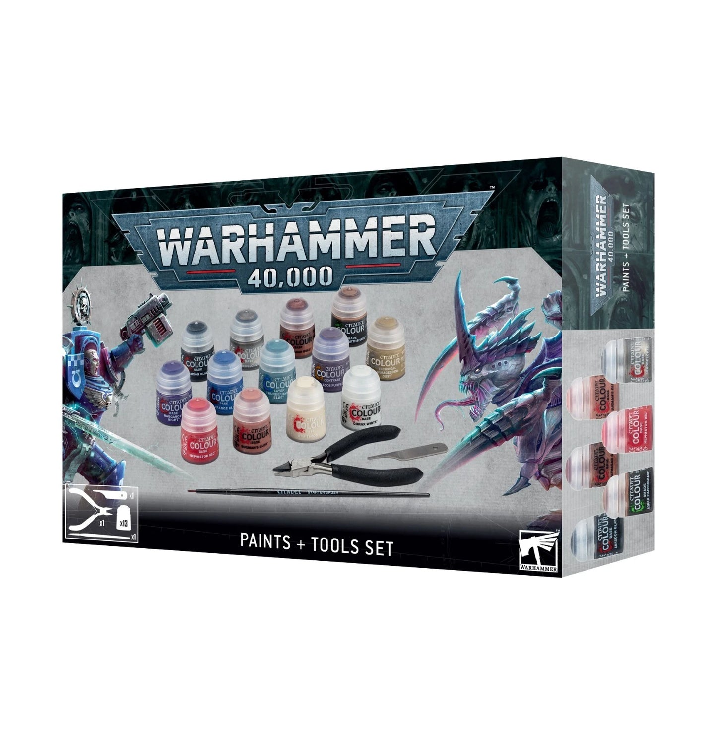 Warhammer 40K - Paint + Tools Set - Cherisaur Store