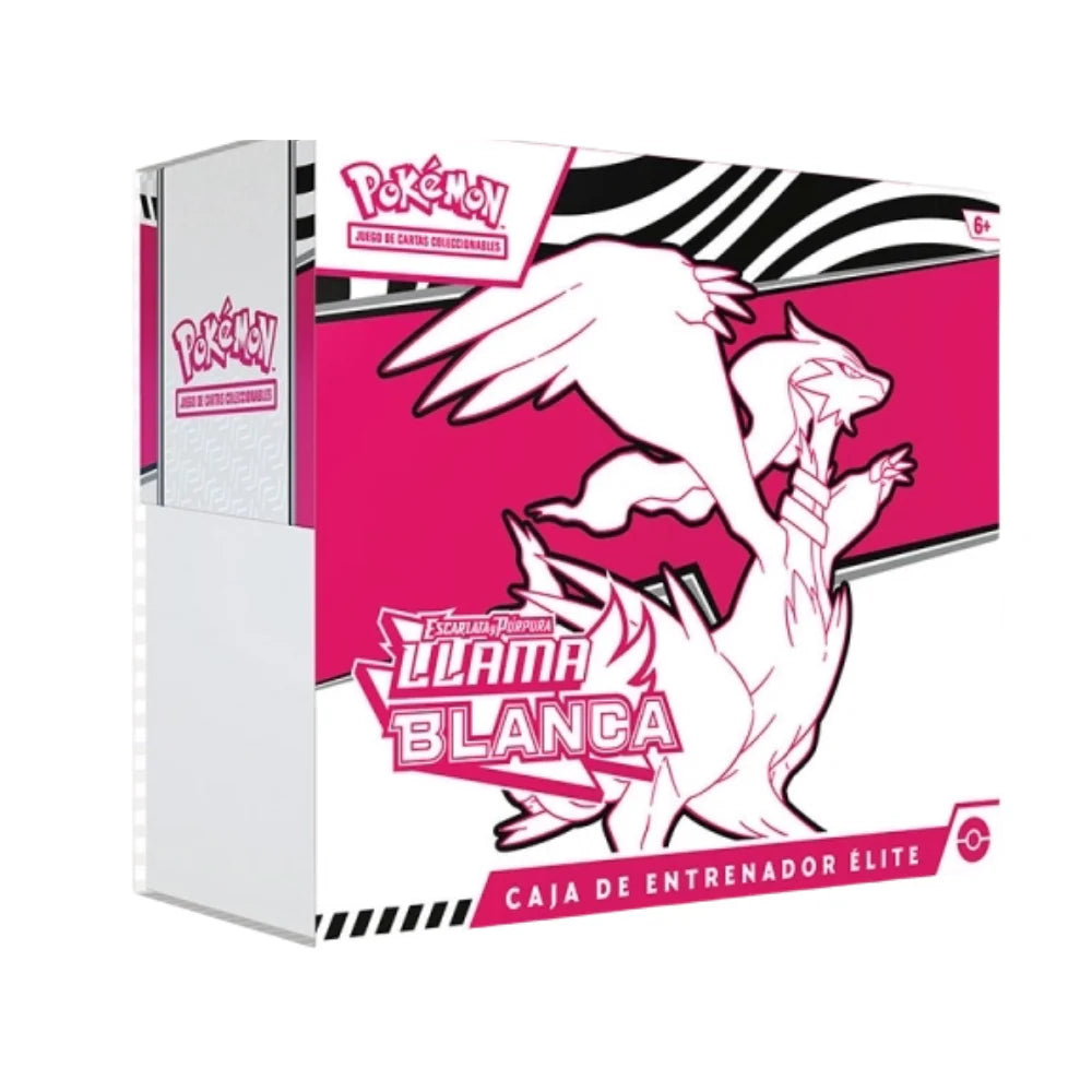 Pokémon JCC: Escarlata y Púrpura - Llama Blanca - Caja de Entrenador Elite - Español - Cherisaur Store